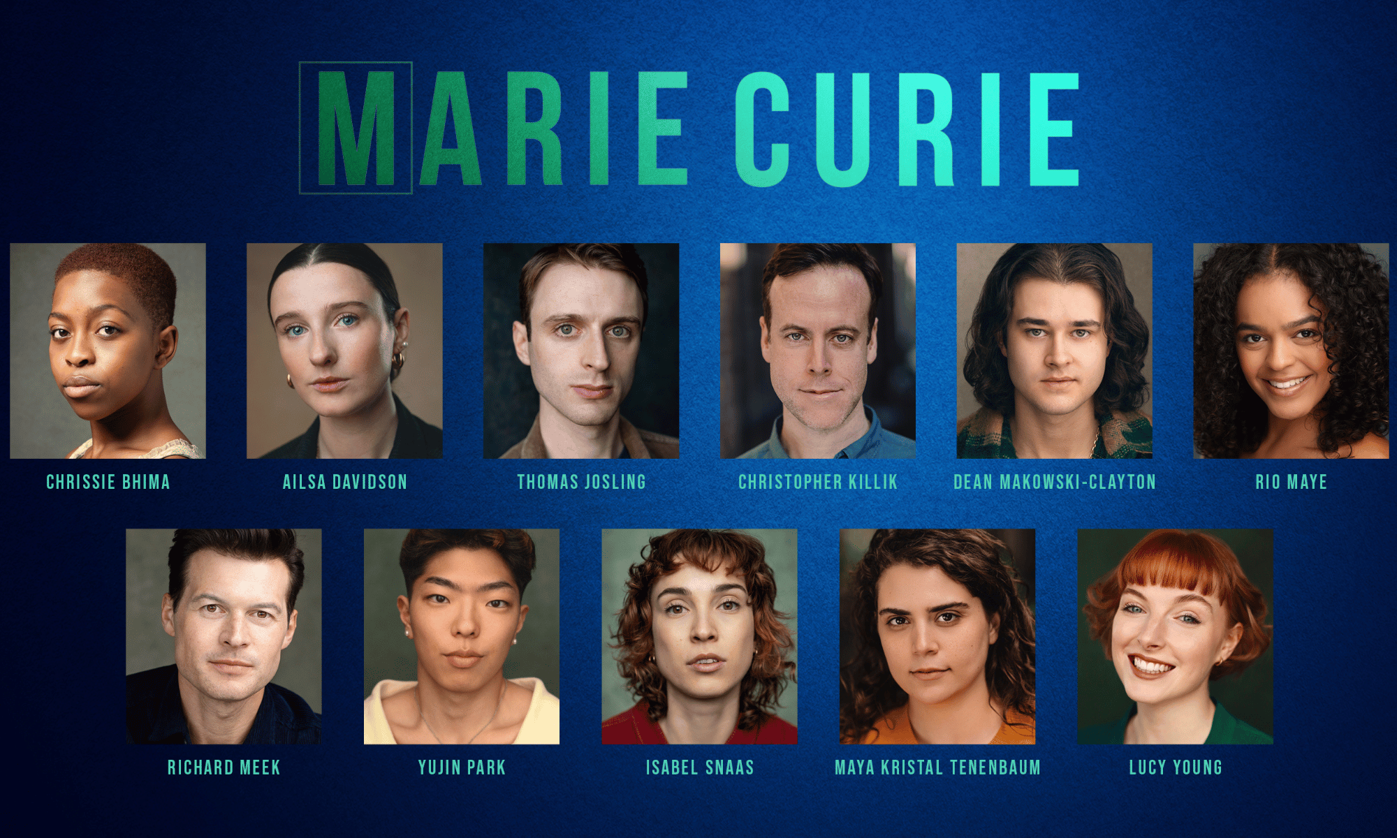 News: Cast announced for Marie Curie musical – There Ought To Be Clowns